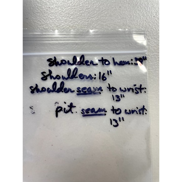 Herringbone One Button Single Breasted Long Overcoat Black White - Picture 6 of 7